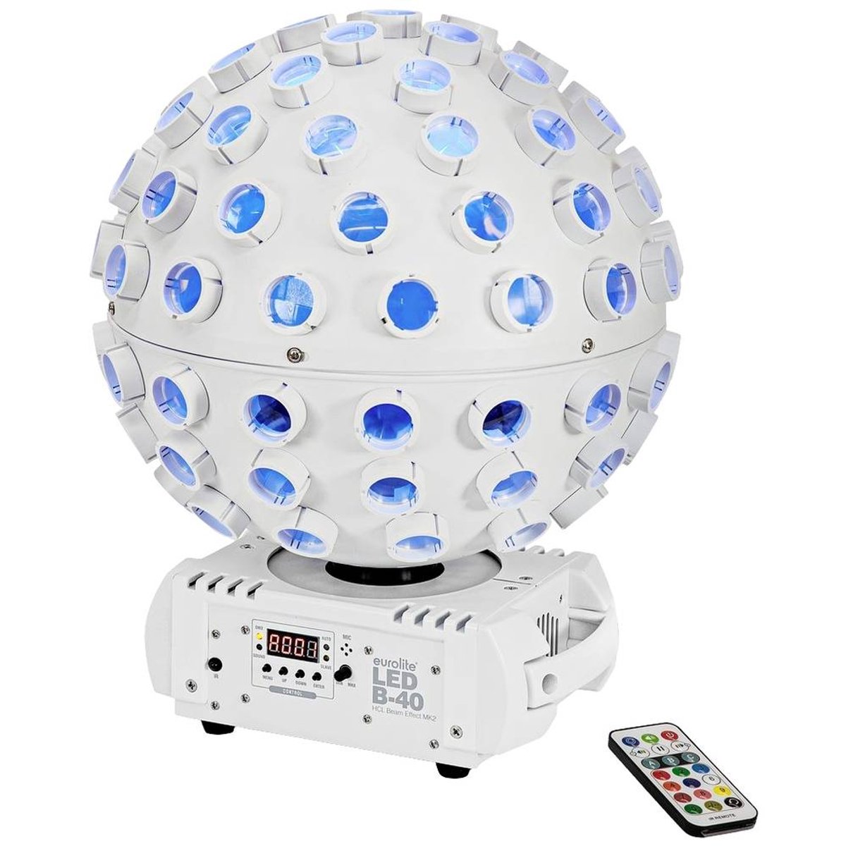 Eurolite 51918953 51918953 Projecteur à effets LED DMX Nombre de LED (détails):5 10 W