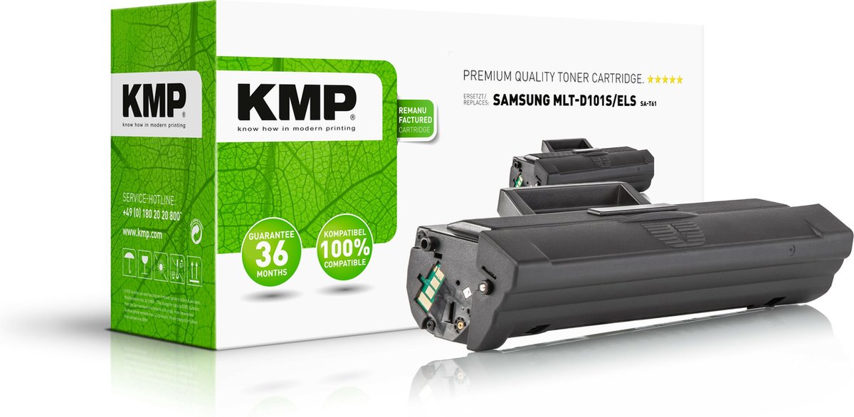 Cassette de toner KMP SA-T61 remplace Samsung MLT-D101S compatible noir 1500 pages