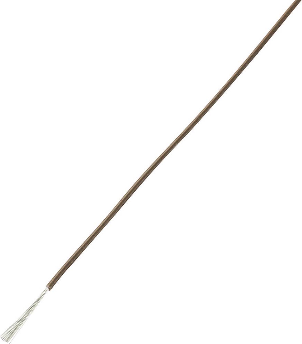 TRU COMPONENTS 1565374 Fil de câblage LiFY 1 x 1.50 mm² marron 50 m