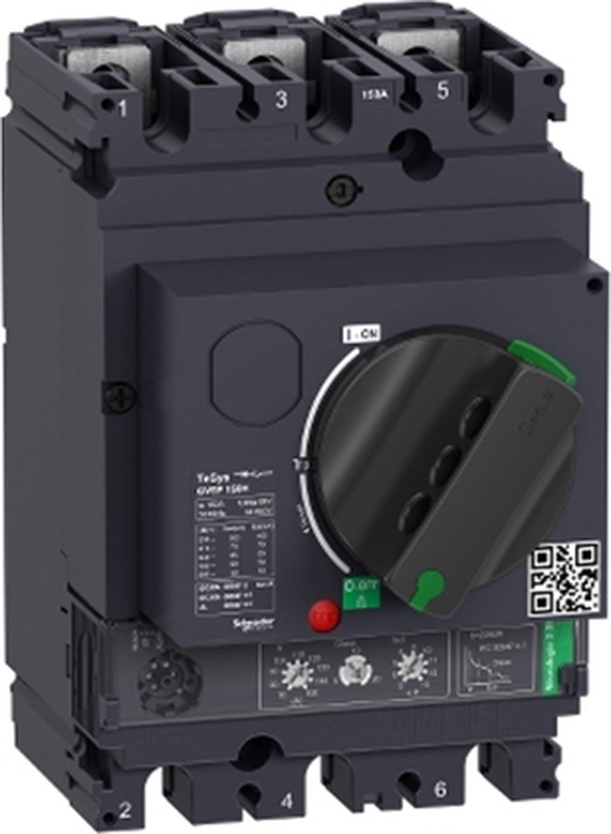 Schneider Electric GV5P150H Relais de protection moteur 1 pc(s) Plage de réglage (courant): 70 - 150 A
