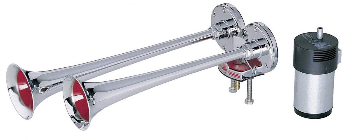 Avertisseur sonore avec compresseur 2 sons HP Autozubehör 10912 Truck 2 12 V