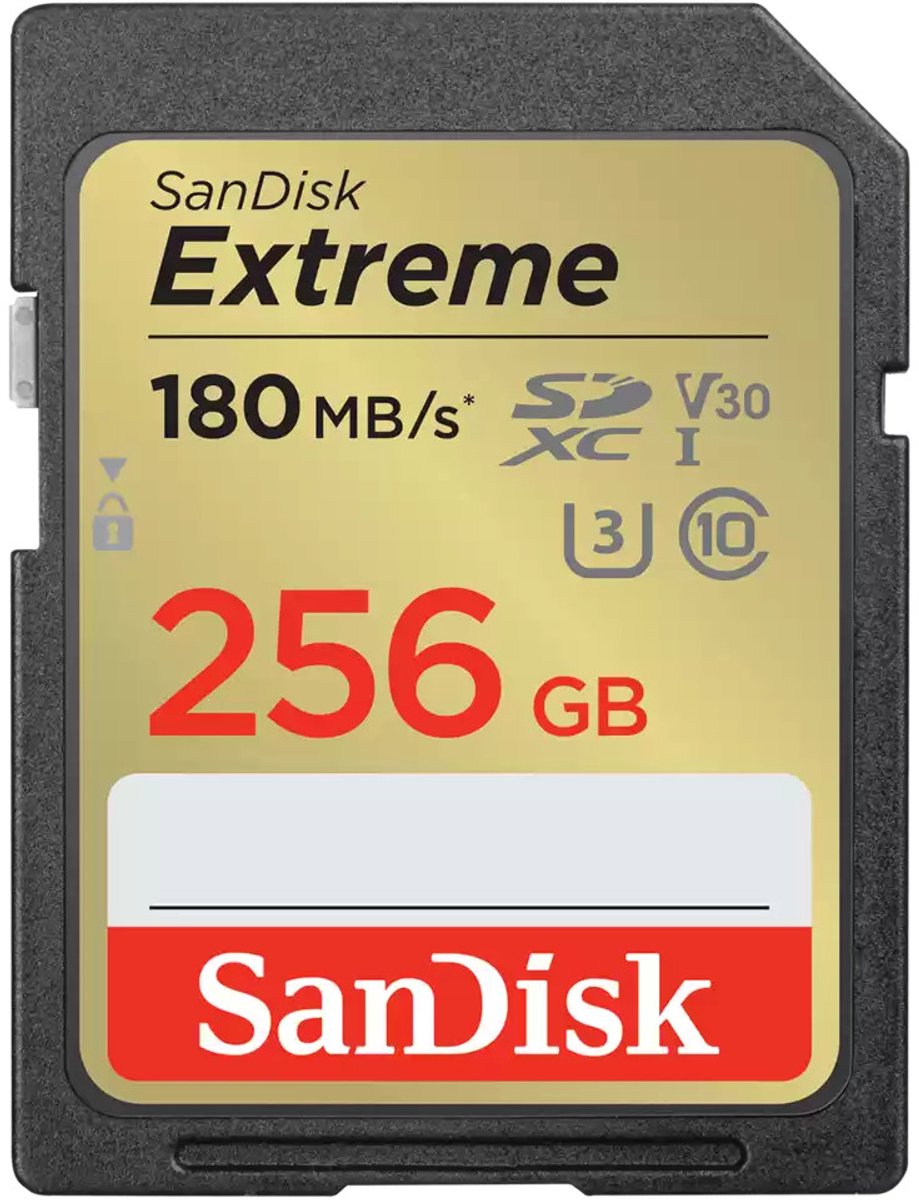 SanDisk Extreme Carte SDXC 256 GB Class 10 UHS-I étanche