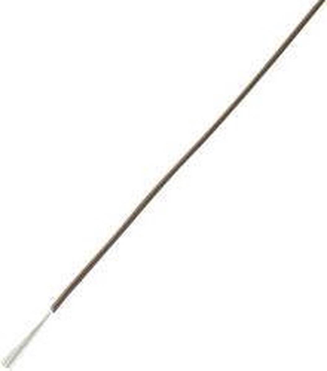 TRU COMPONENTS 1567219 Fil de câblage LiY 1 x 0.50 mm² marron 100 m