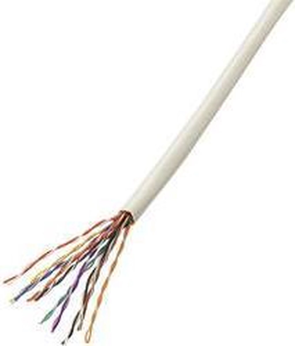 TRU COMPONENTS 1567184 Câble téléphone J-Y(ST)Y 10 x 2 x 0.6 mm gris 50 m