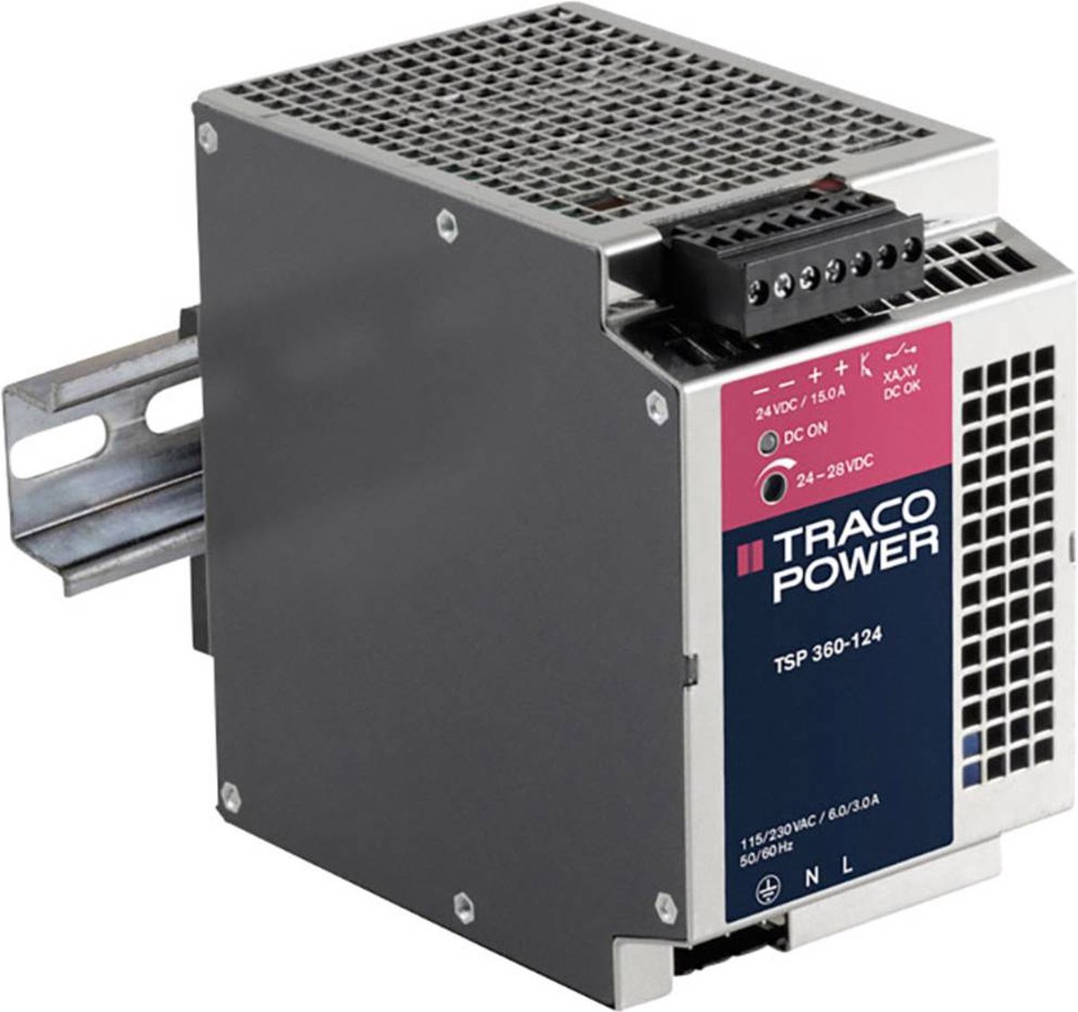 TracoPower TSP 360-148 Alimentation rail DIN 7500 mA 360 W Nbr. de sorties:1 x Contenu 1 pc(s)