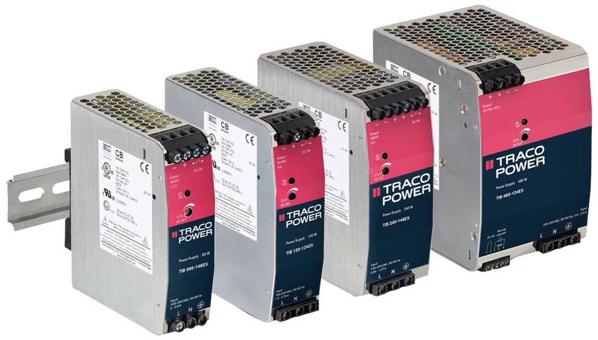 Alimentation rail DIN TracoPower TIB 480-124EX +24.0 V/DC 20000 mA 480 W 1 x