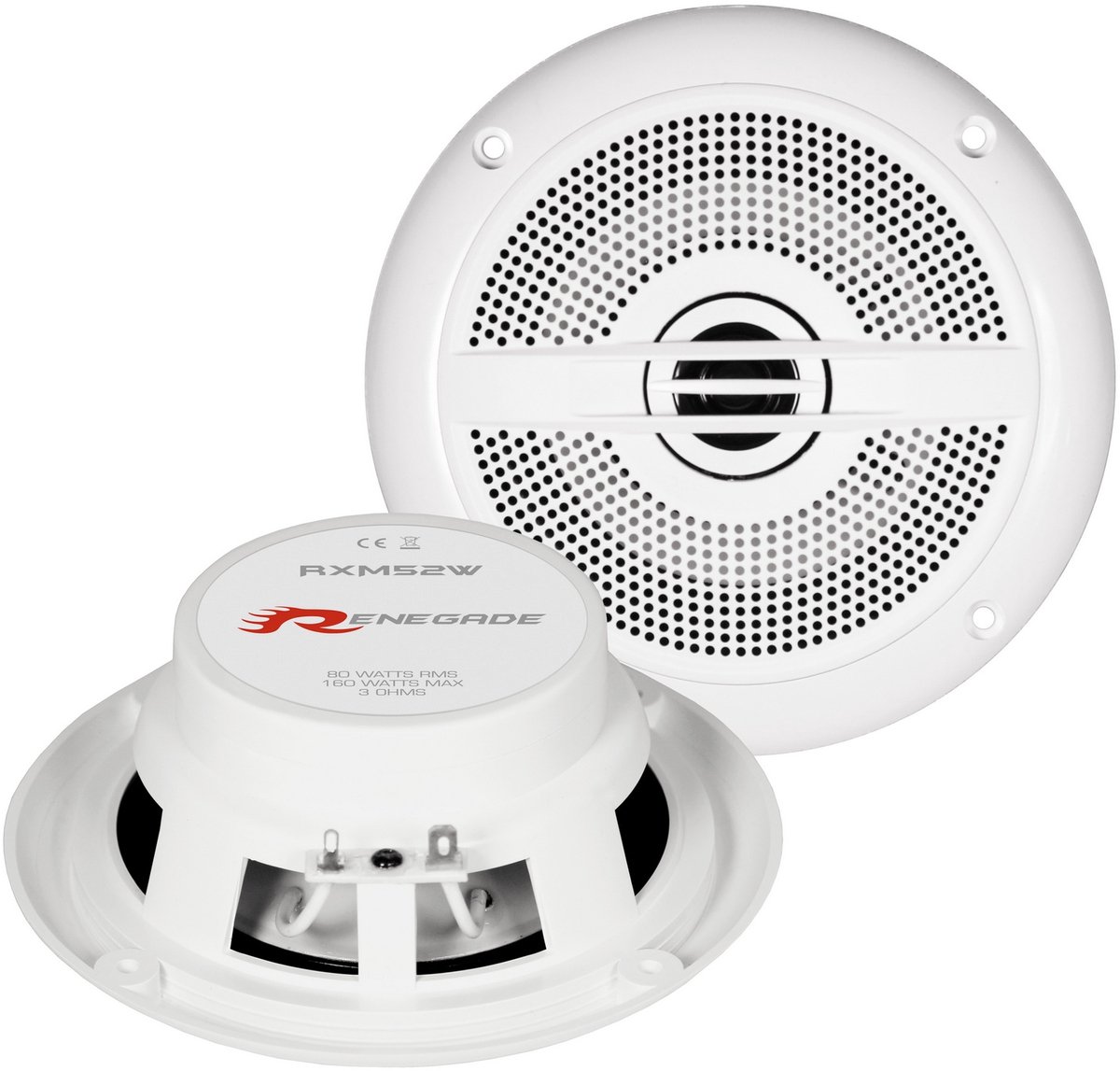 Renegade RXM52W Haut-parleur pour bateaux 160 W Contenu: 1 paire(s)