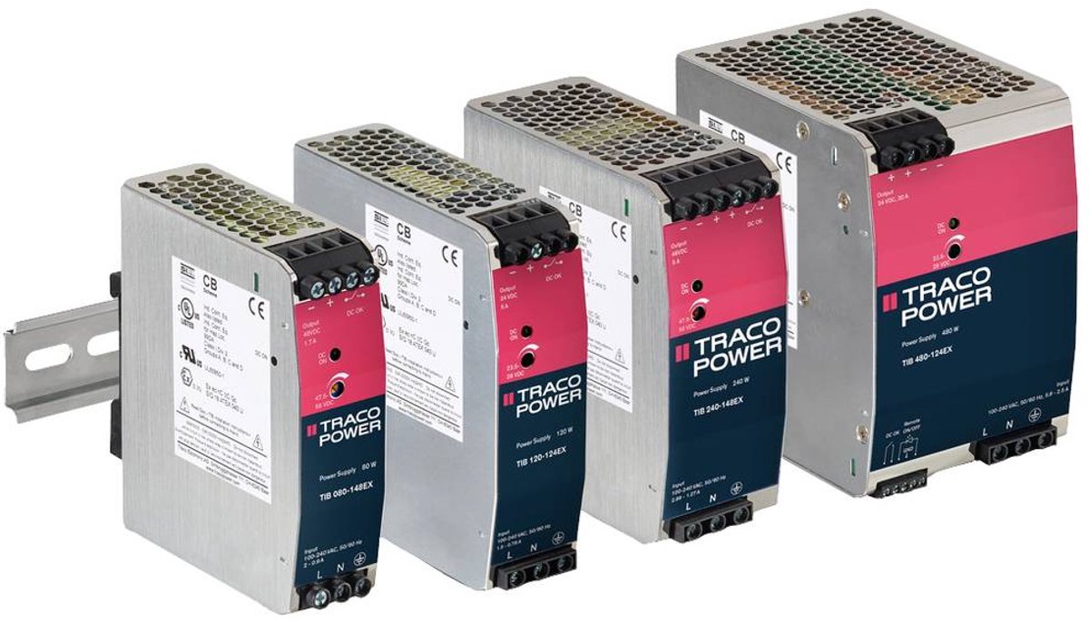 Alimentation rail DIN TracoPower TIB 120-124EX +24.0 V/DC 5000 mA 120 W 1 x