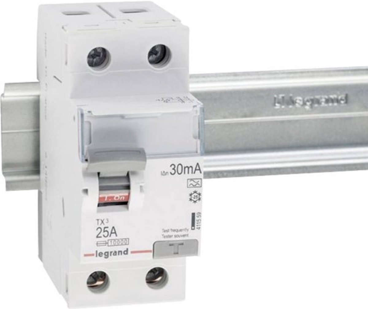 Interrupteur différentiel Legrand 411559 TX3 FI 25A 2P 30MA A 25 A 0.03 A 230 V