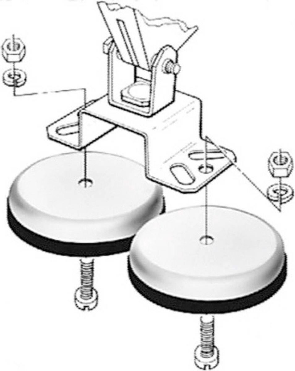 Support pour pied magnétique Hella 8HG 004 806-001