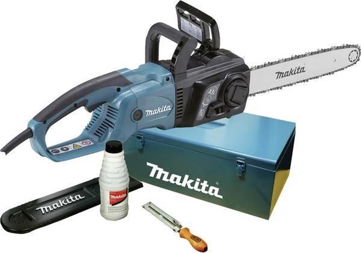 Tronçonneuse électrique Makita UC3551AK 2000 W avec accessoires 230 V Longueur de lame 350 mm
