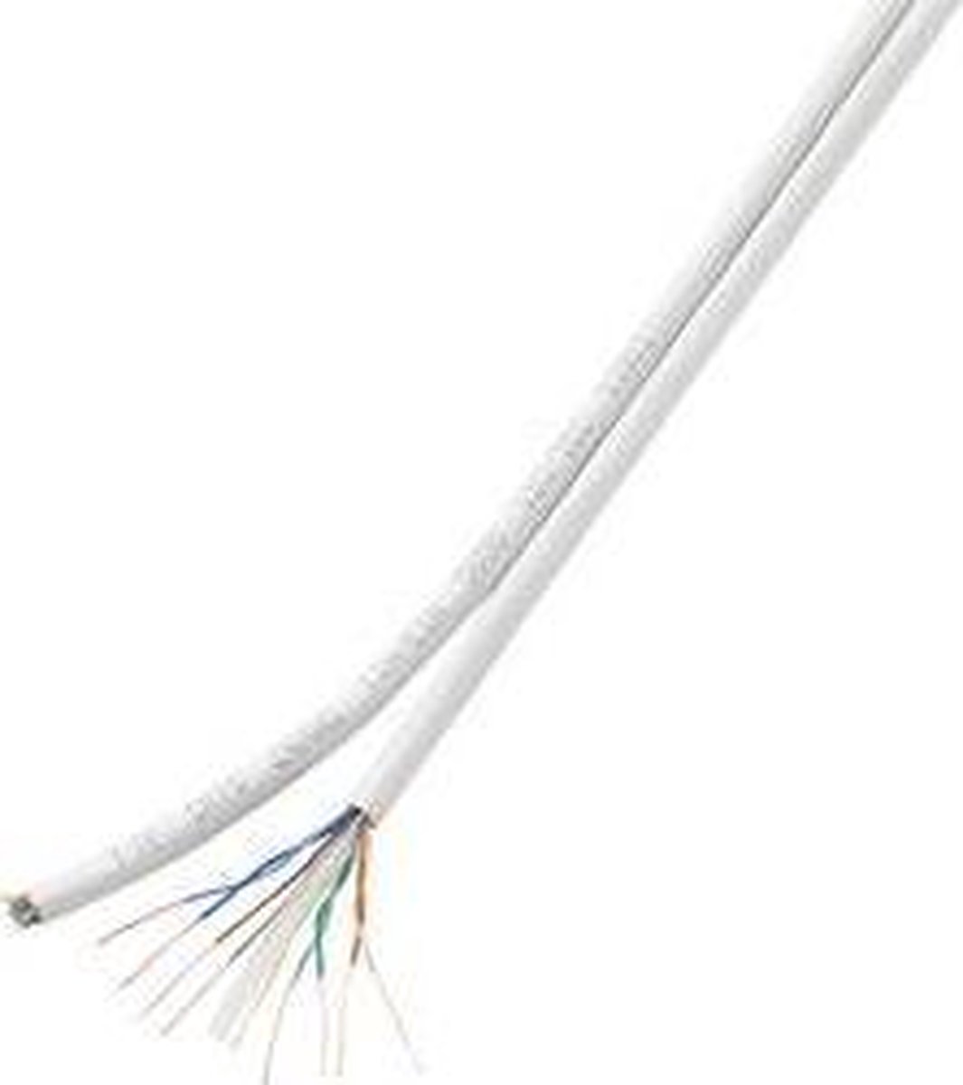TRU COMPONENTS Câble réseau CAT 6 U/UTP 8 x 2 x 0.196 mm² blanc 100 m