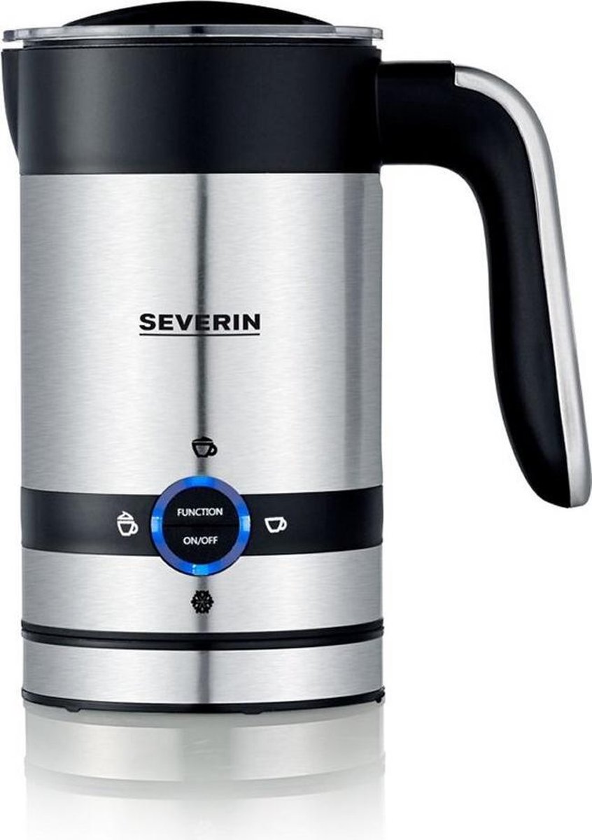 Severin 3584 3584 Mousseur à lait acier inoxydable (brossé), noir 450 W