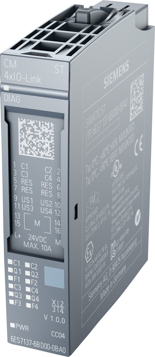 Siemens 6ES7137-6BD00-0BA0 6ES71376BD000BA0 API - Module de communication 24 V/DC, 28.8 V/DC