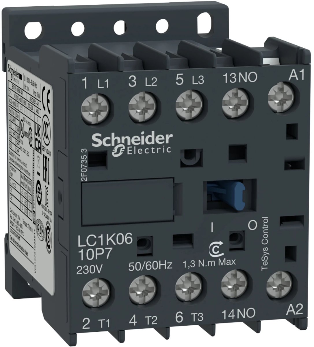 Schneider Electric LC1K0910B7TQ Contacteur de puissance 3 NO (T) 30 pc(s)