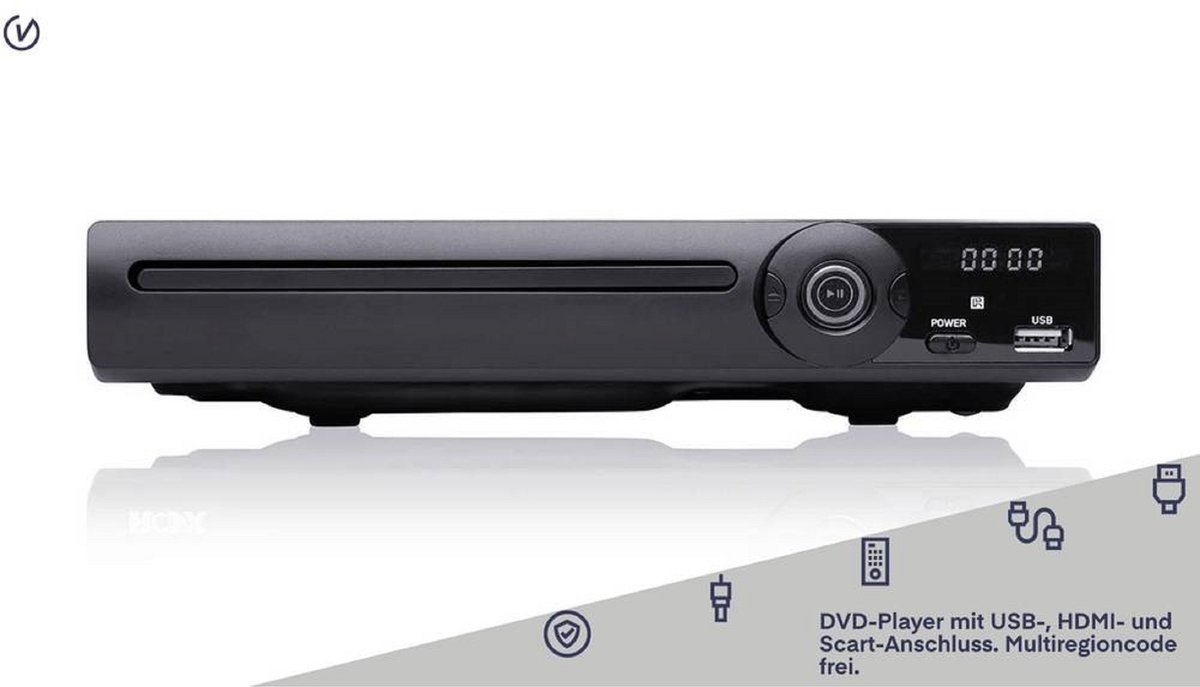 UNIVERSUM DVD 300-20 Lecteur DVD Lecteur CD, HDMI, USB, péritel, avec écran noir