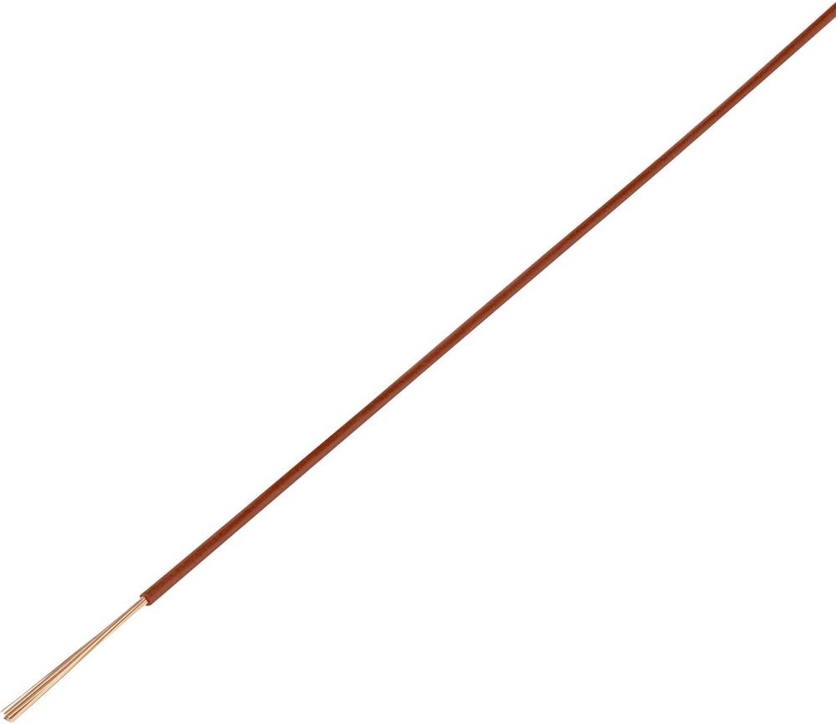 TRU COMPONENTS 1568697 Câble pour lautomobile FLRY-B 1 x 1.50 mm² marron 50 m