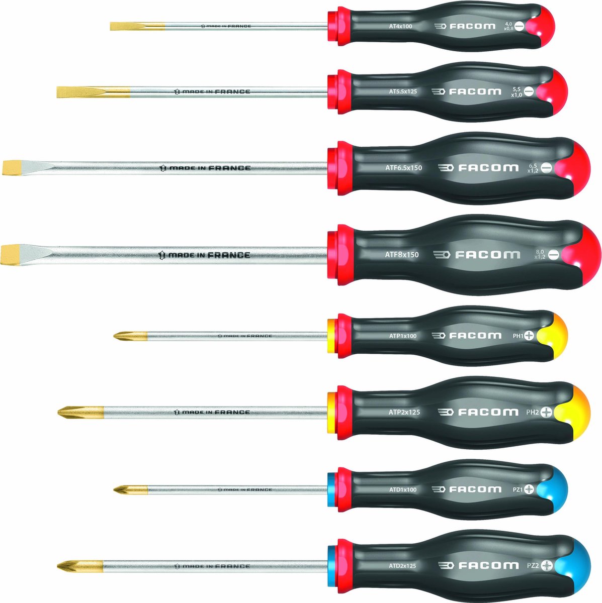 Facom universel Jeu de tournevis 8 pièces