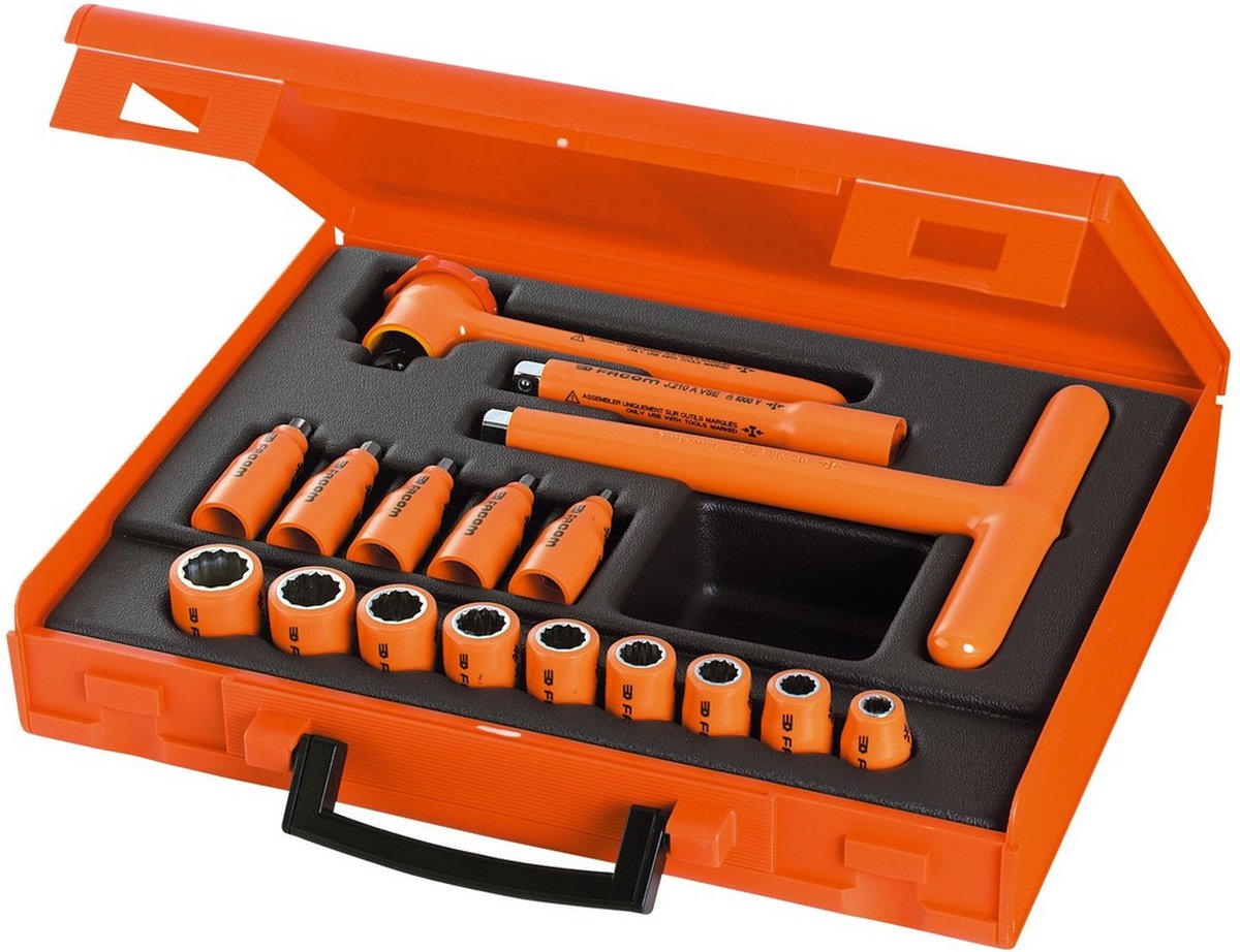 Facom Set dadaptateurs de douille 3/8 (10 mm) 10 pièces J.401AVSE