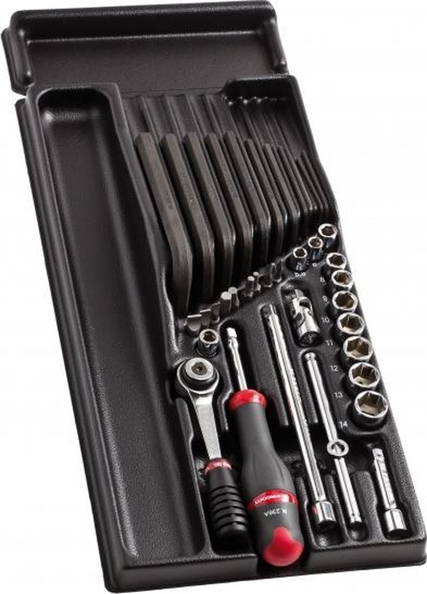 Facom Set dadaptateurs de douille 1/4 (6.3 mm) 36 pièces MOD.R161-26