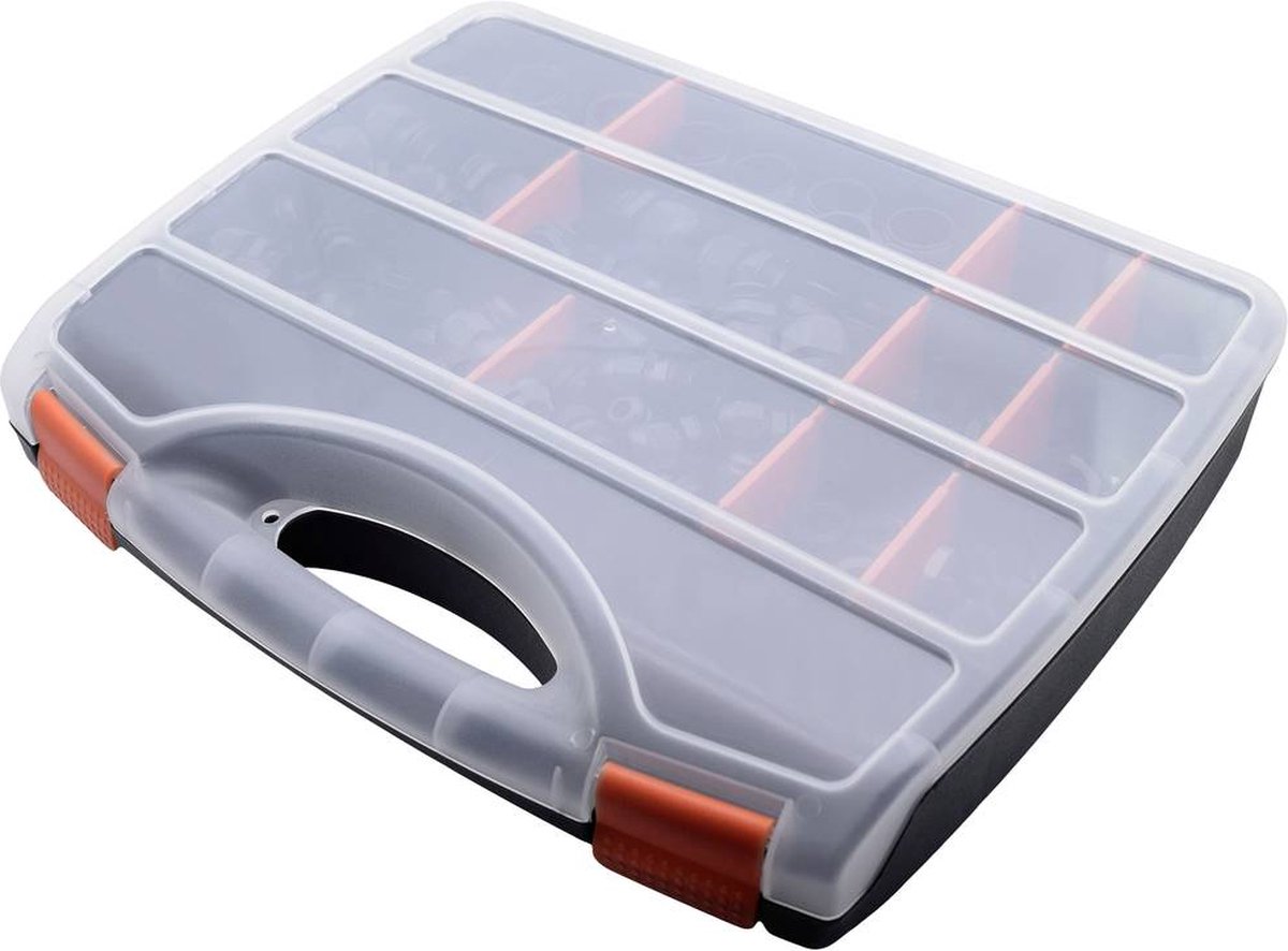 Quadrios 2102CA112 Assortiment de presse-étoupes étanche PA66 noir (RAL 9005) 1 set