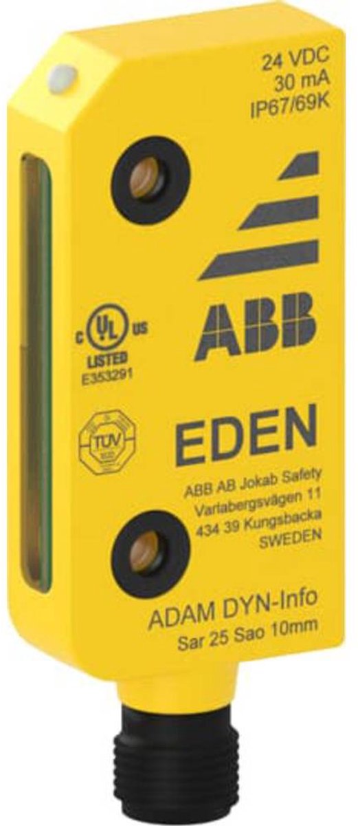 ABB Bloc logique de sécurité capacitif M12 non affleurant Adam DYN-Info M12-5