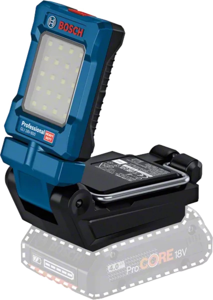 Bosch Professional LED Lampe de travail GLI 18V-800 0601443600