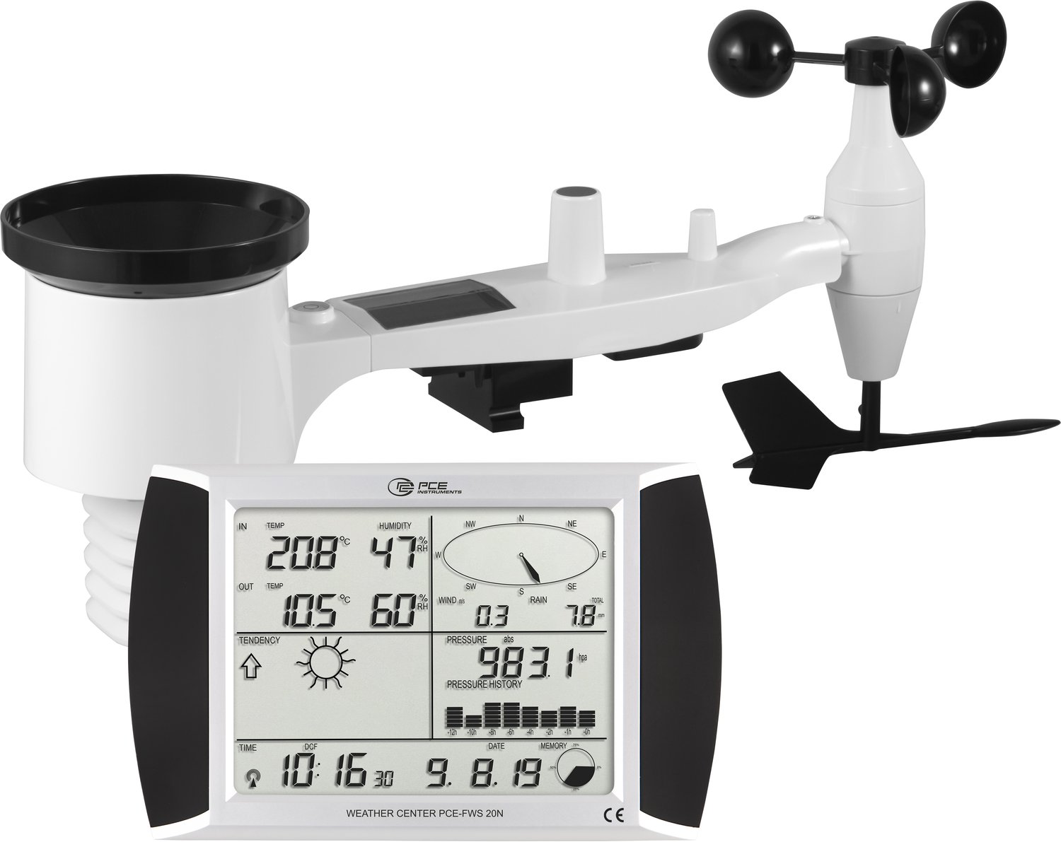 Station météo numérique PCE Instruments PCE-FWS 20N