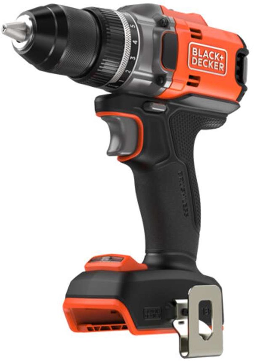 Black & Decker 2 vitesses-Perceuse-visseuse à percussion sans fil brushless, sans batterie, sans chargeur, + accessoires