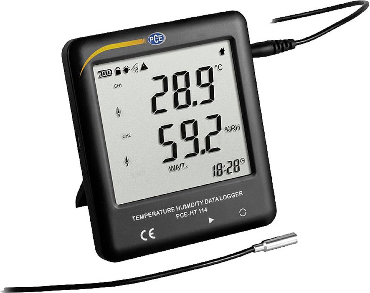 PCE Instruments PCE-HT 114 PCE-HT 114 Enregistreur de données multifonction Valeur de mesure température, humidité de lair