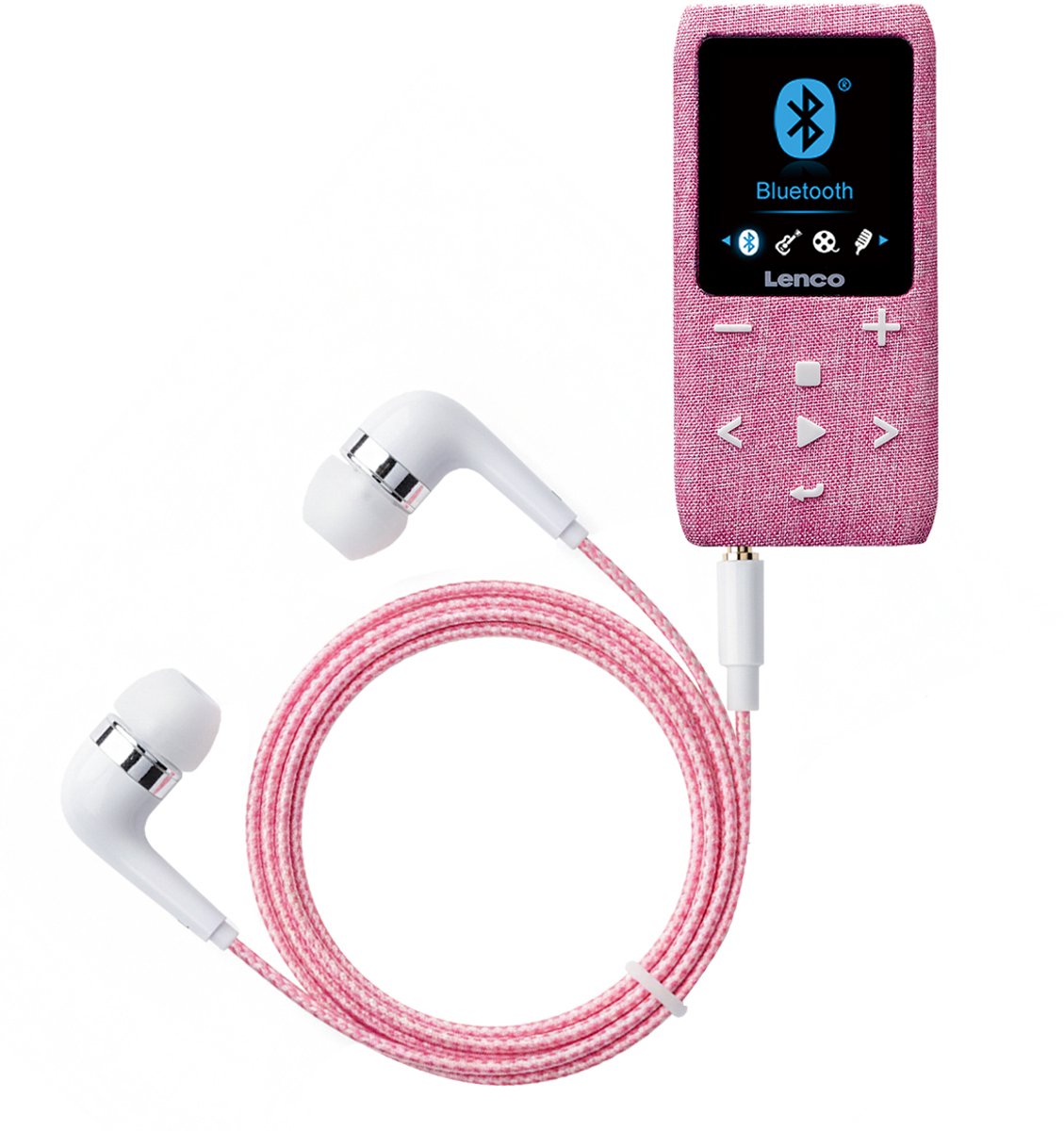 Lecteur CD portable Lenco Xemio-861PK rose