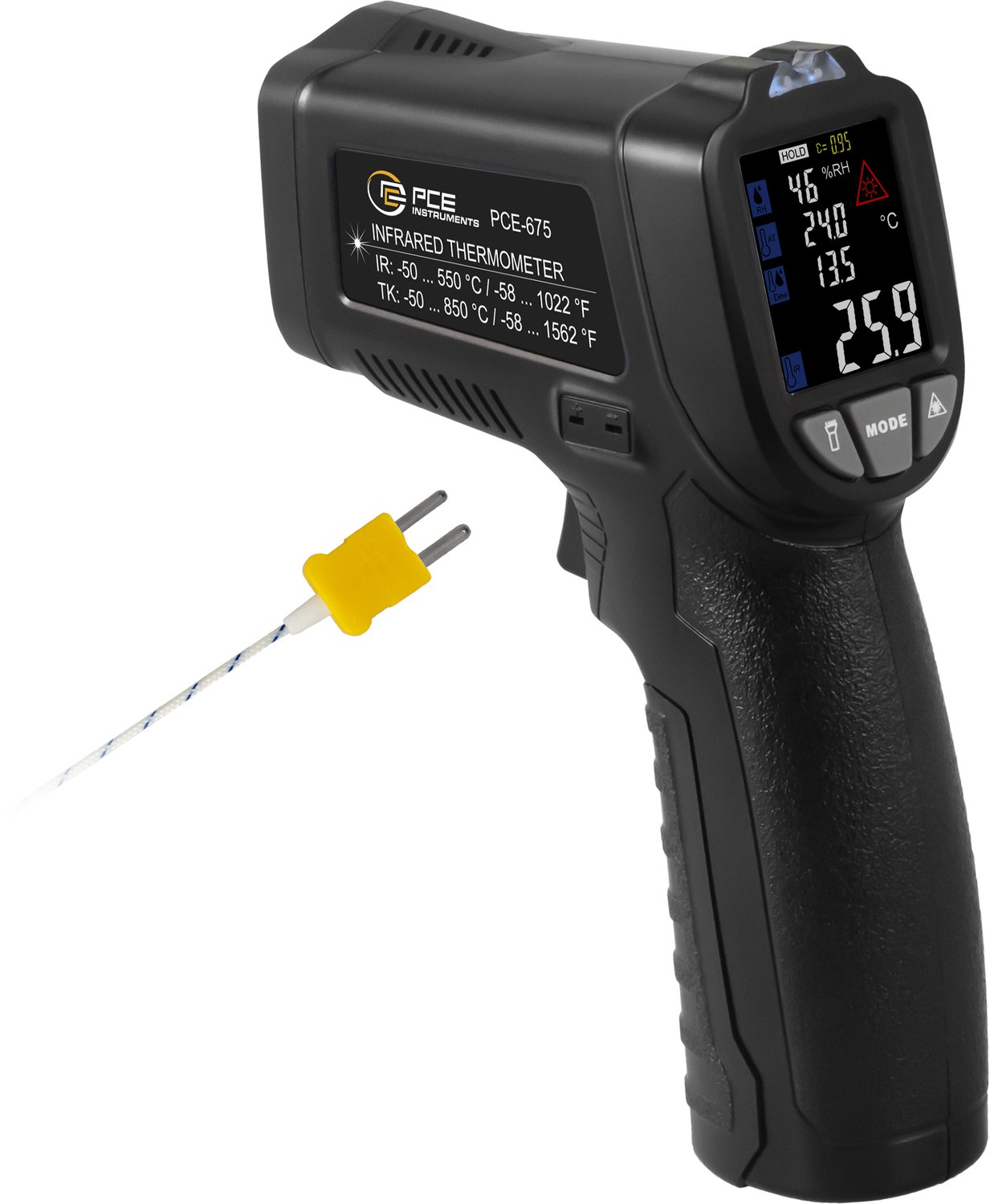 PCE Instruments PCE-675 Thermomètre infrarouge