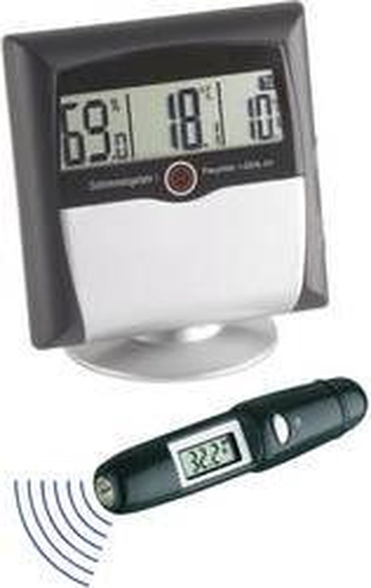 TFA Dostmann MS-10 Hygromètre 1 % HR 99 % HR set hygromètre + thermomètre infrarouge