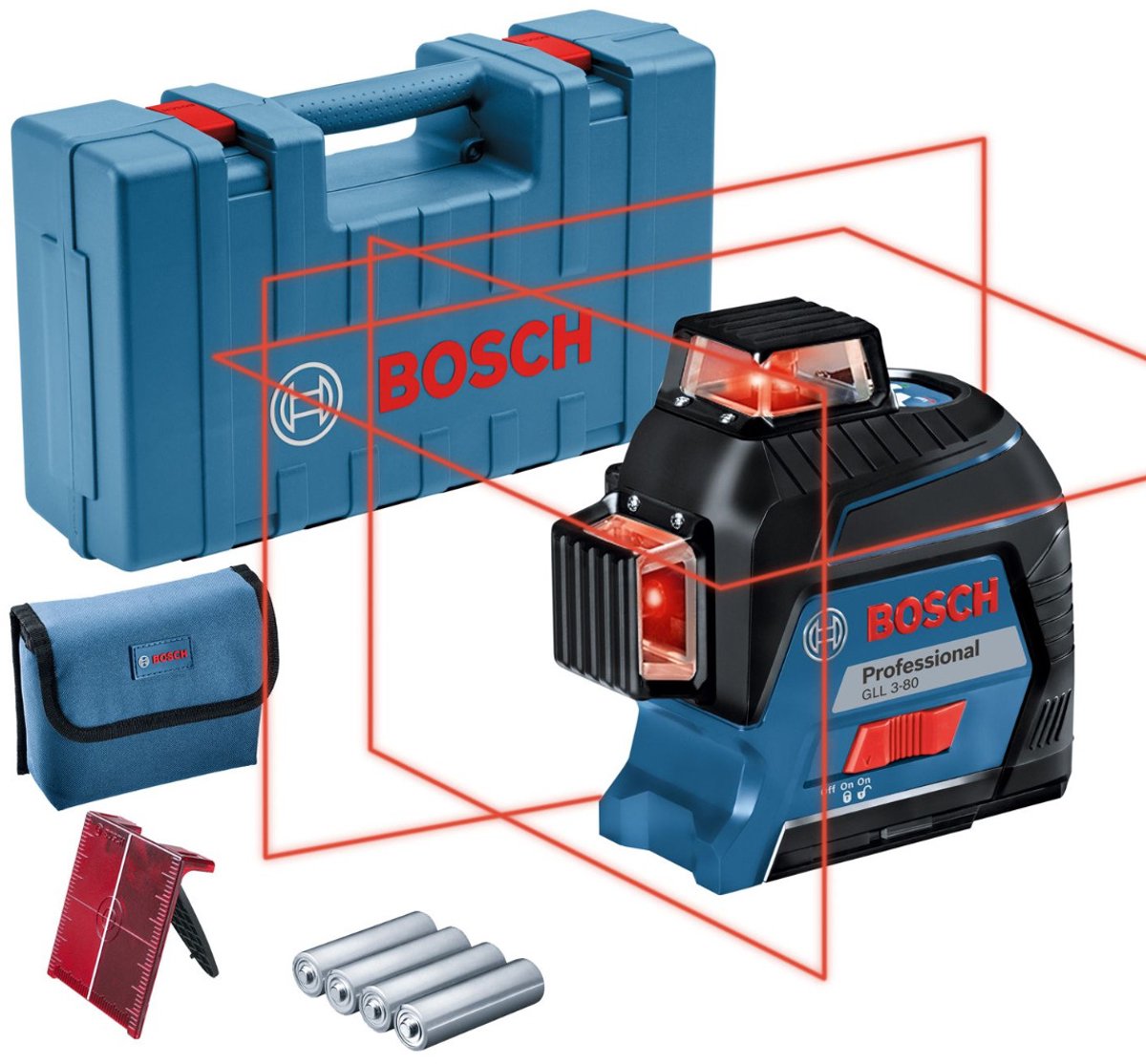 Bosch Professional GLL 3-80 Laser à lignes Portée (max.): 30 m