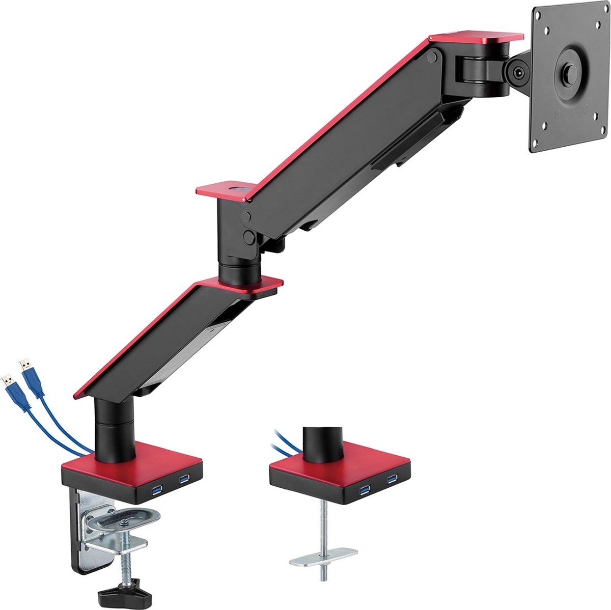 My Wall HL 25-1 L Support de table pour écran 1 Écran(s) 43,2 cm (17) - 88,9 cm (35) noir rotatif