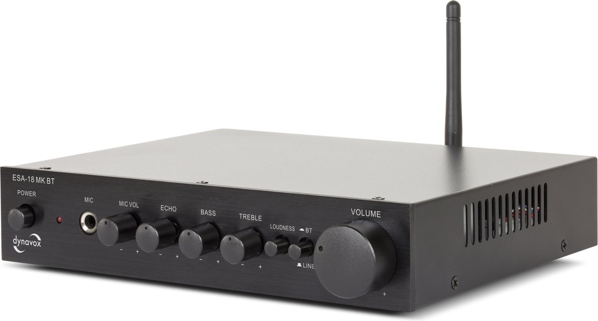 Amplificateur stéréo Dynavox ESA-18 MK BT 2 x 75 W noir