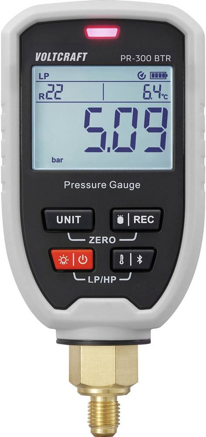 VOLTCRAFT PR-300 BTR Appareil de mesure de la pression absolue pression -1 - 60 bar
