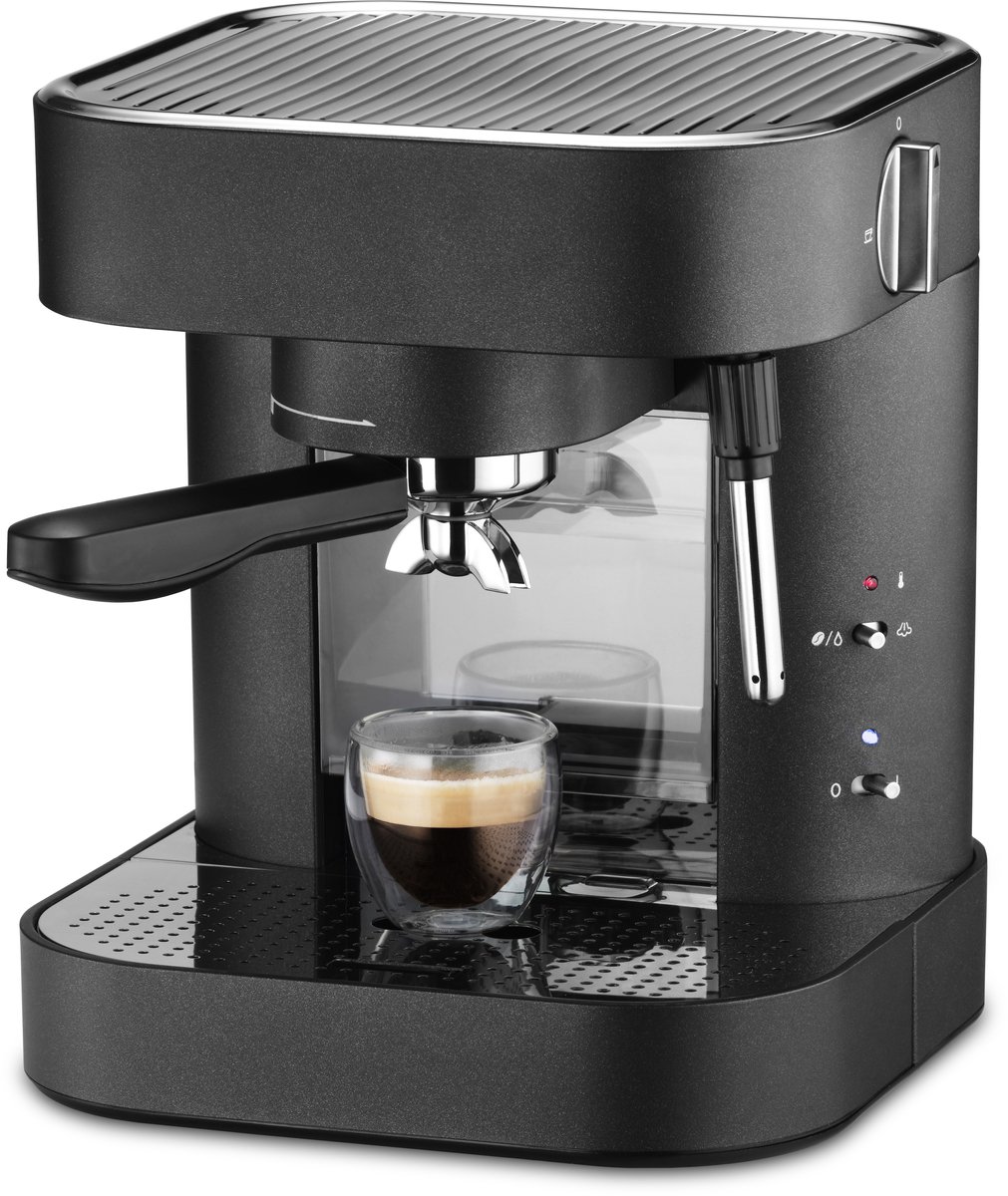 Trisa Espresso Perfetto Machine à expresso noir, acier inoxydable 1275 W