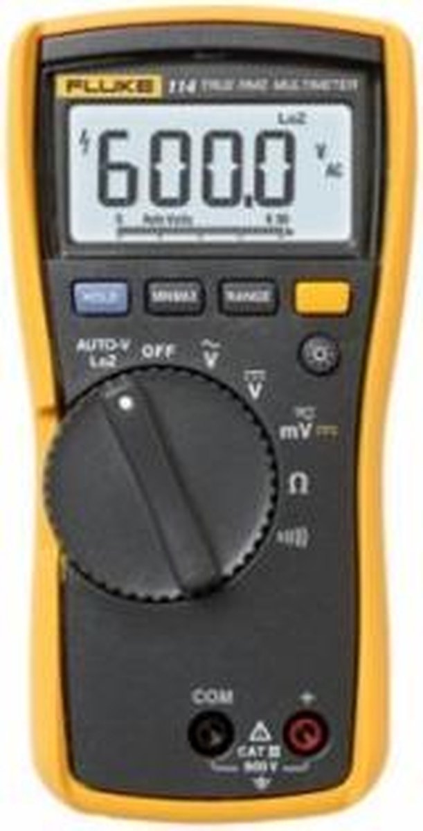 Multimètre Fluke 114 numérique LoZ CAT III 600 V Affichage (nombre de points): 6000