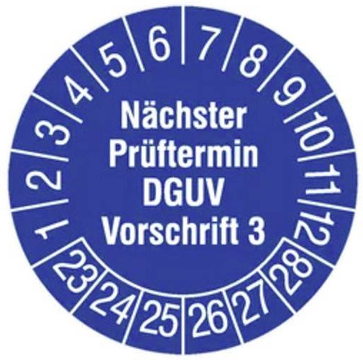 HT Instruments 2002270 Prüfplaketten 30mm Macarons de contrôle de sécurité 1 pc(s)