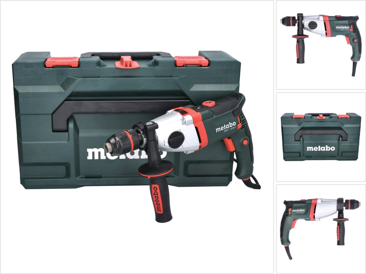 Perceuse à percussion + mallette Metabo SBEV 1000-2 600783500 1010 W 2 vitesses 1 pc(s)