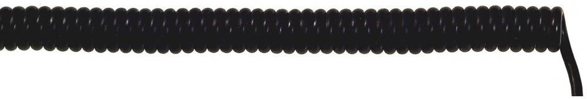 LAPP 73220243 Câble spiralé UNITRONIC® SPIRAL 1200 mm / 1600 mm 2 x 0.25 mm² noir 5 pc(s)