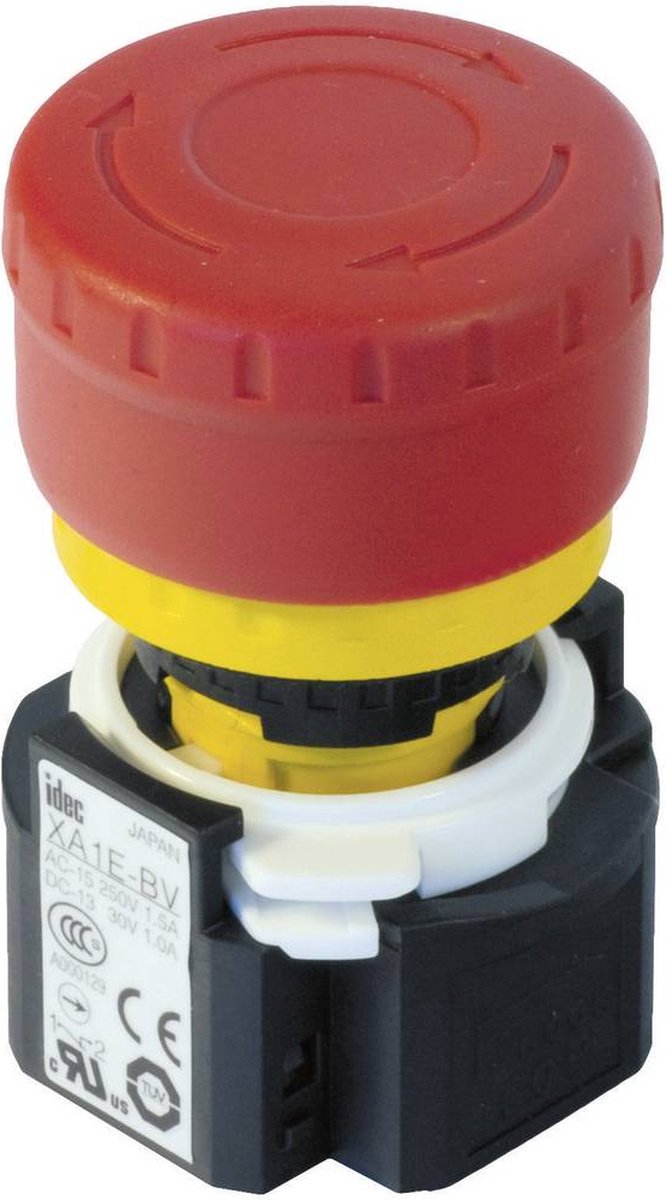Idec XA1E-LV302Q4R Arrêt durgence auto-surveillé 250 V/AC 3 A 2 NF (R) 1 pc(s) Piece