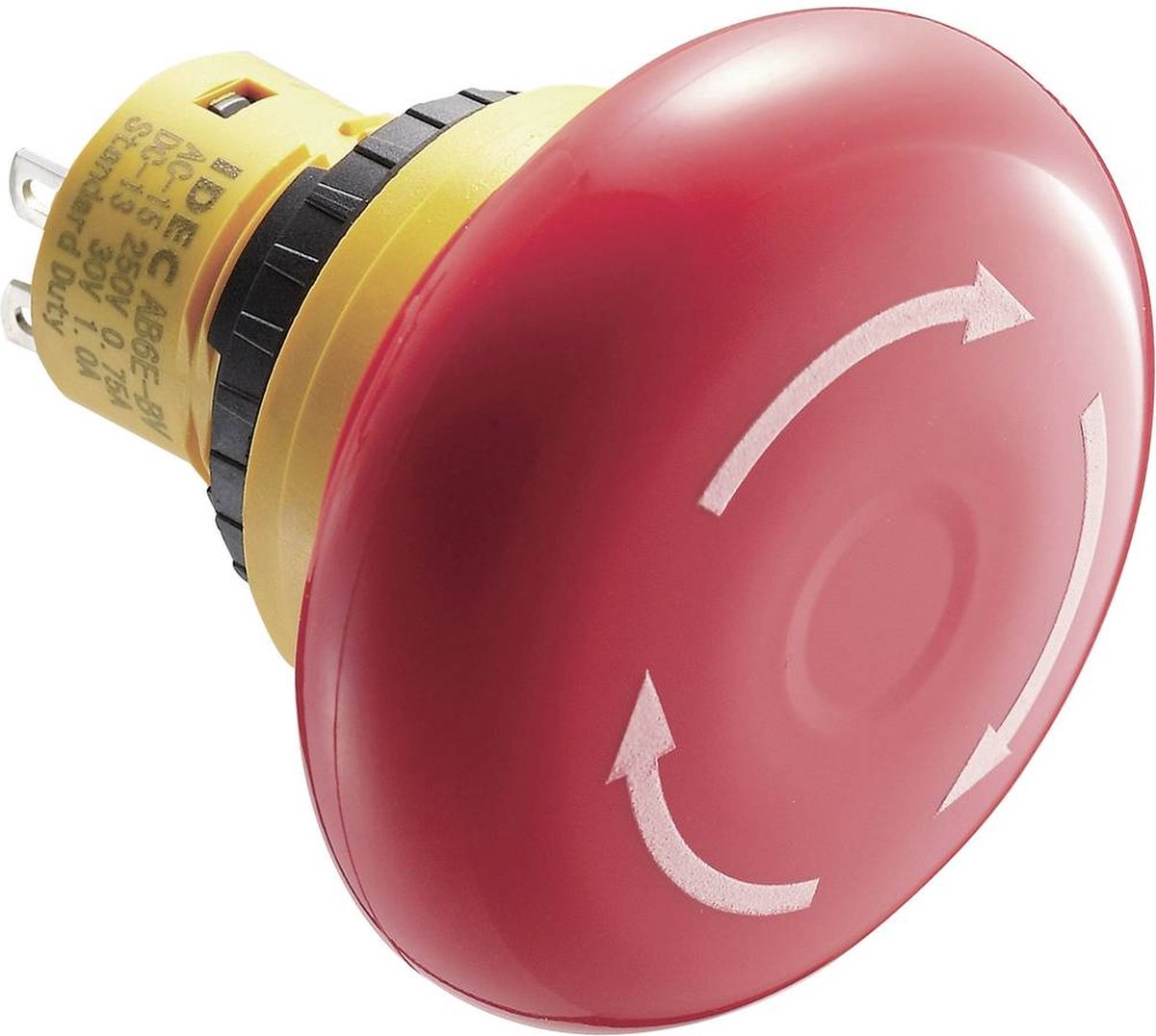 Idec AB6E-4BV02PRM Arrêt durgence avec arrêt durgence 250 V/AC 3 A 2 NF (R) IP65 1 pc(s) Piece