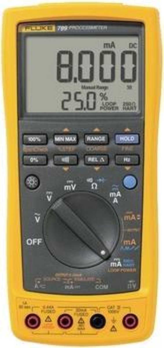 Fluke 789/EUR Multimètre numérique Process CAT III 1000 V, CAT IV 600 V Affichage (nombre de points): 30000