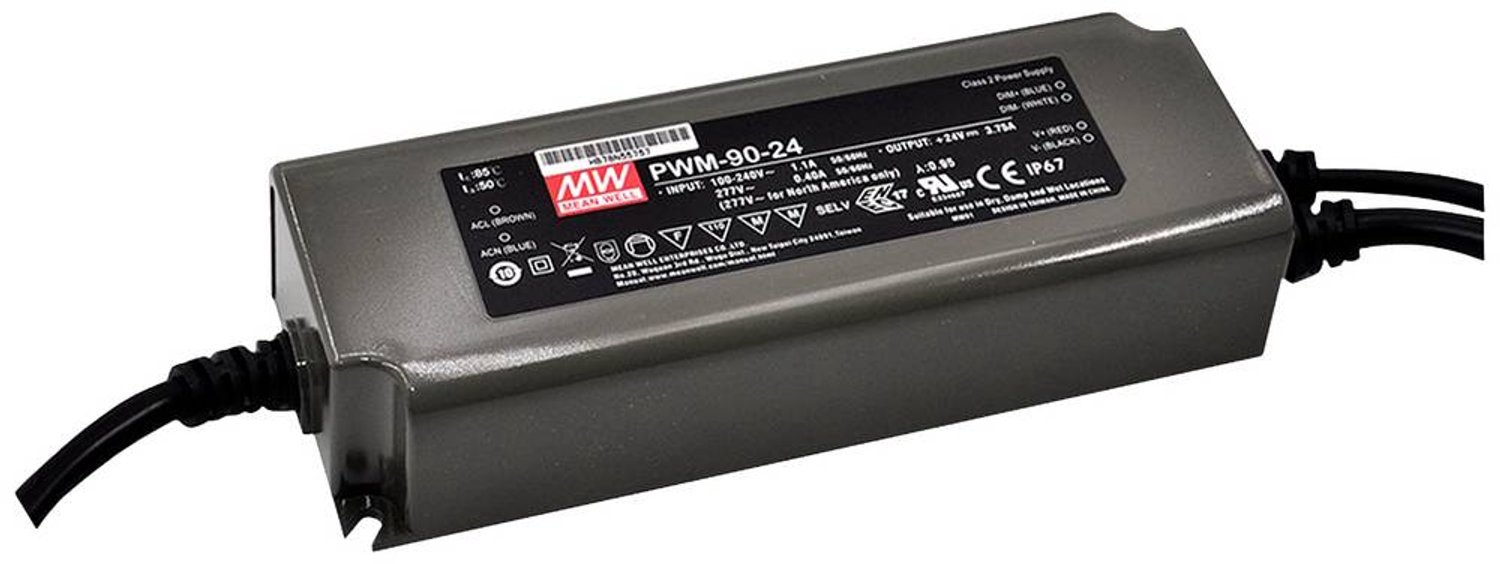 MEAN WELL Transformateur pour LED à tension constante 90 W 7.5 A 12 V Dali 1 pc(s)