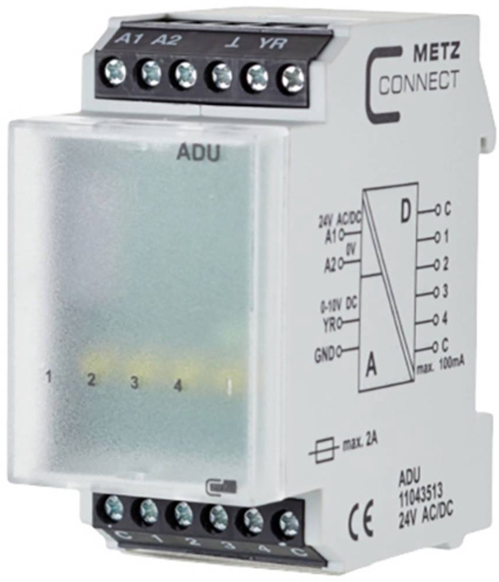 Convertisseur analogique-numérique 24, 24 V/AC, V/DC (max) Metz Connect 11043513 Piece 1 pc(s)