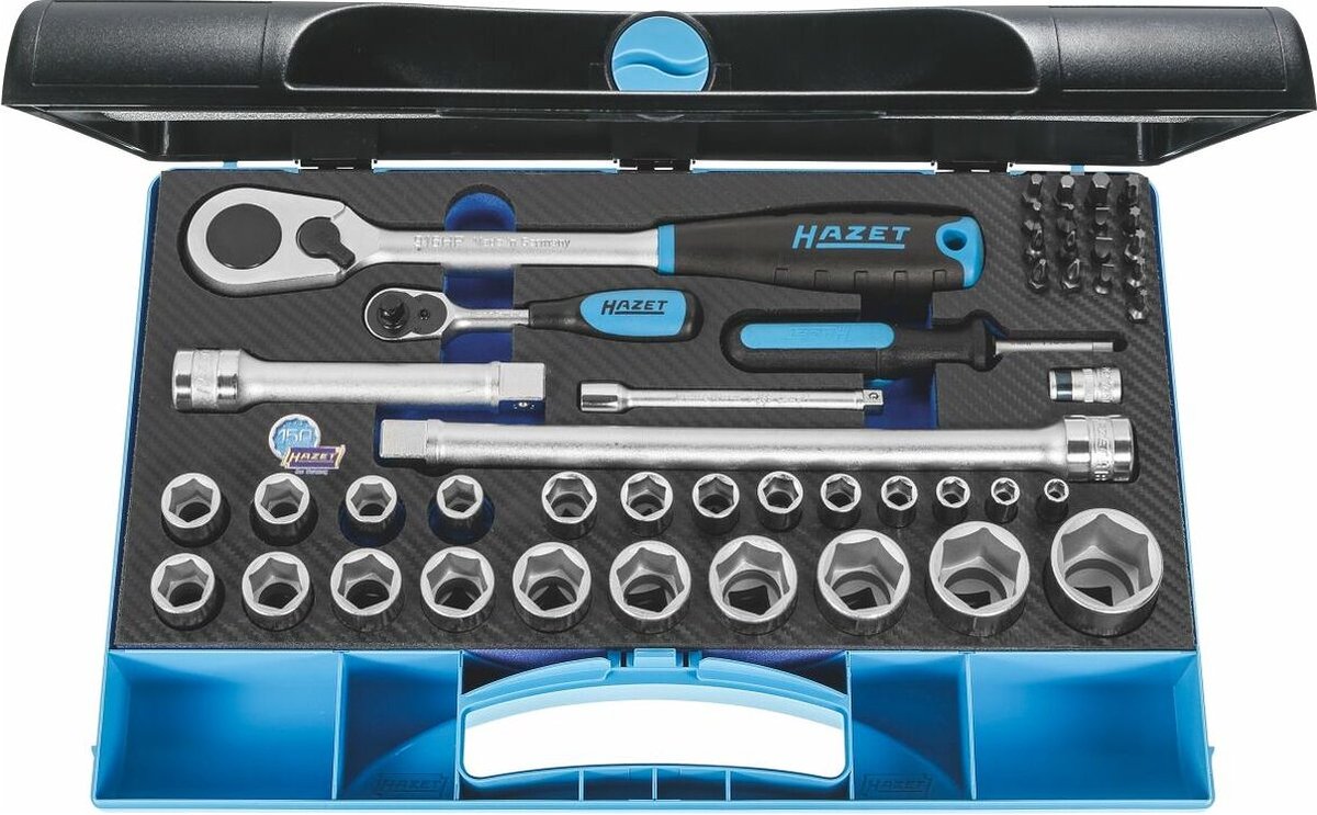 Hazet 953 HP Jeu de clés à douille métrique 1/2 (12.5 mm) 47 pièces 953HP