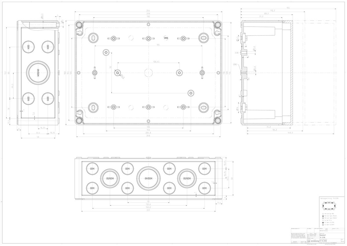 Coffret dinstallation Spelsberg TK PS 2518-11-tm 10650801 gris clair (RAL 7035) 254 x 180 x 111 Polycarbonate, Polystyrène expansé (EPS) 1 pc(s)