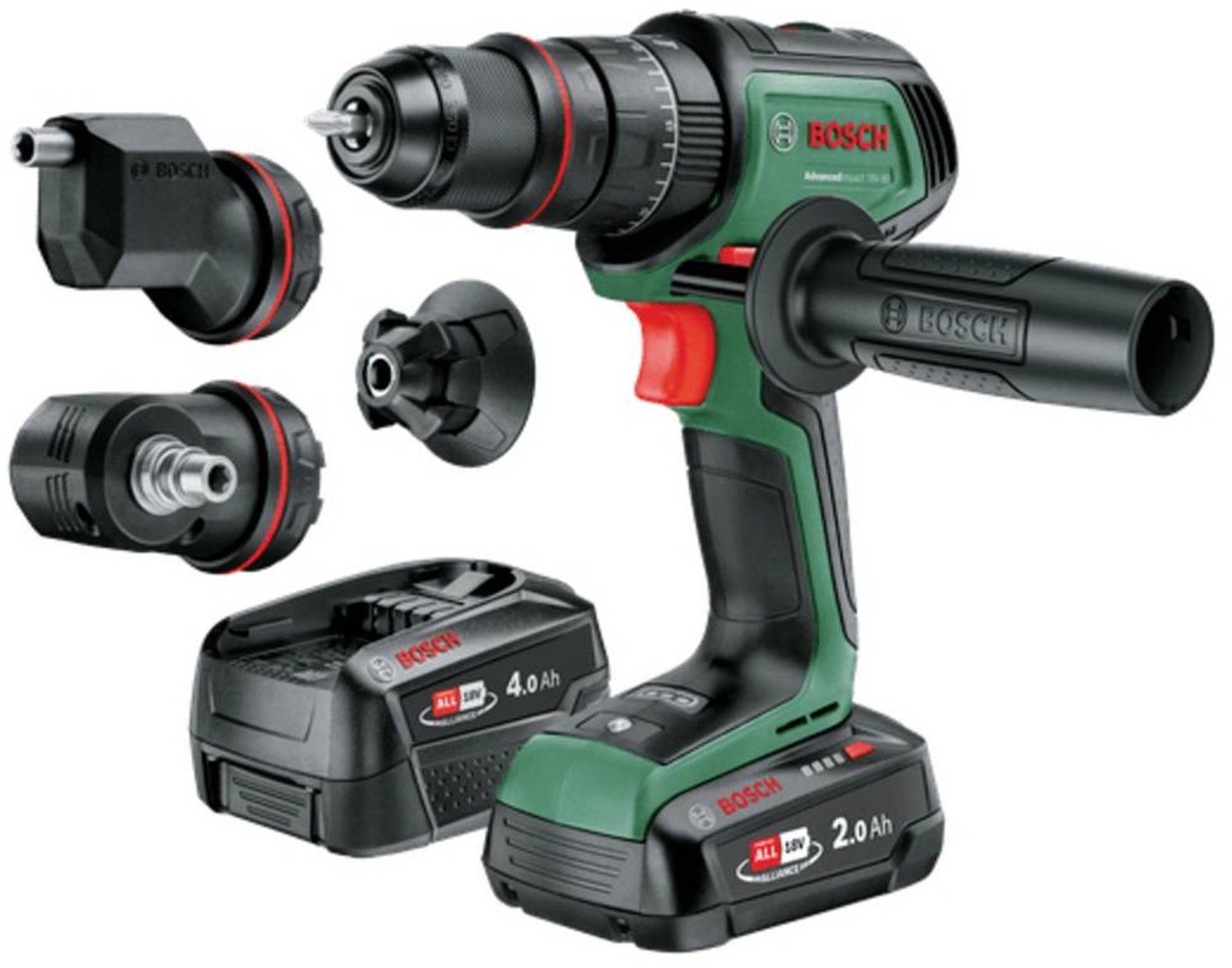 Bosch Home and Garden AdvancedImpact 18V-80 QuickSnap 2 vitesses-Perceuse à percussion sans fil brushless